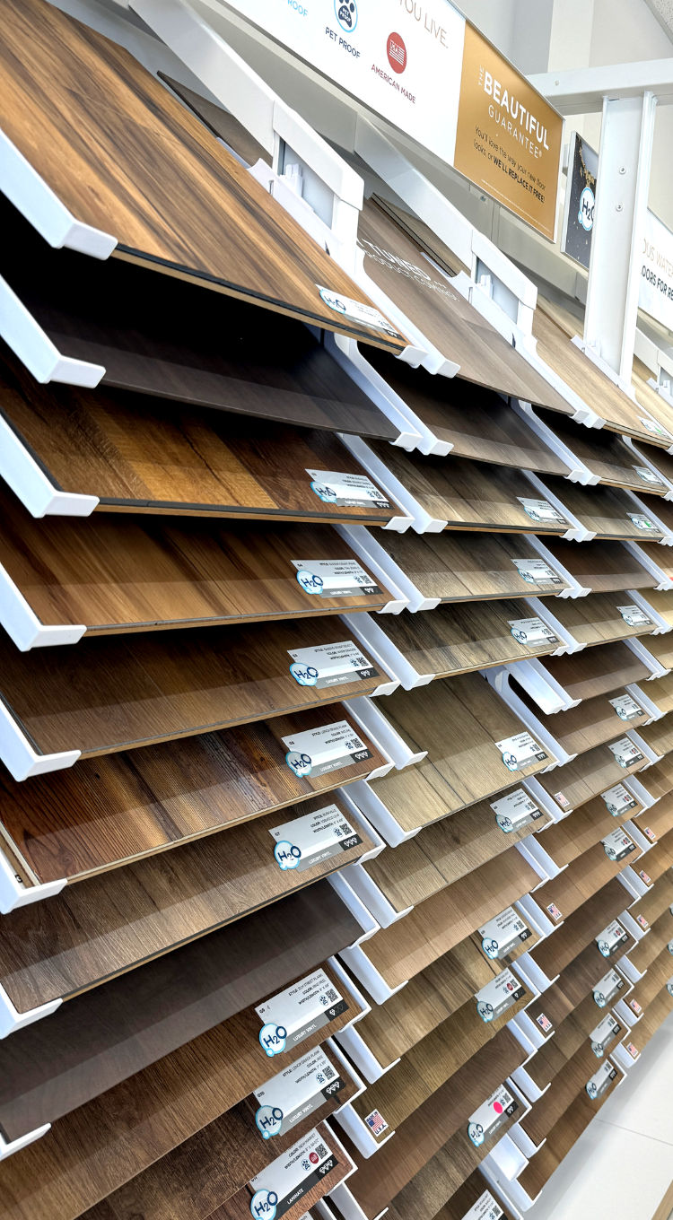 hard surface flooring display