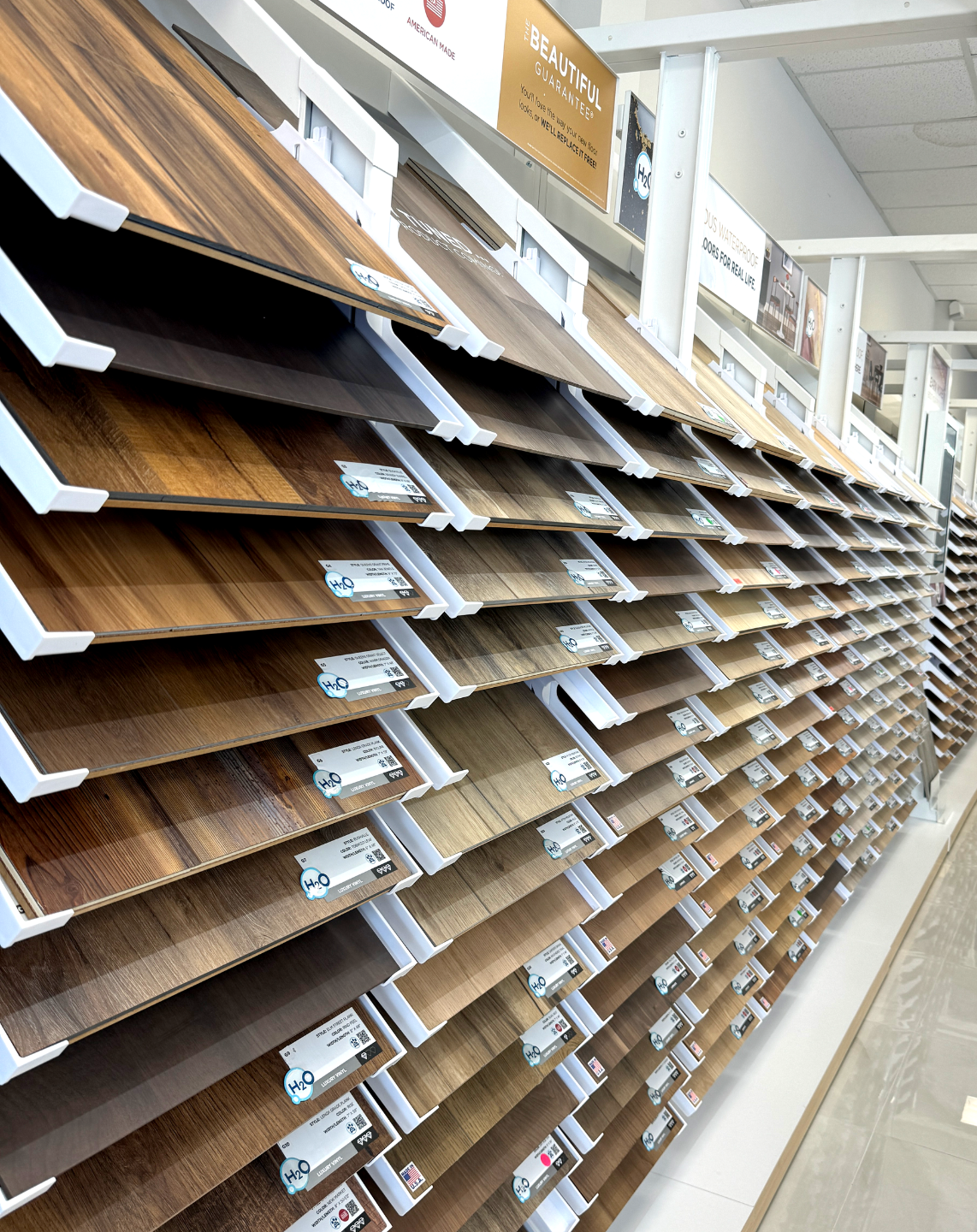 hard surface flooring display