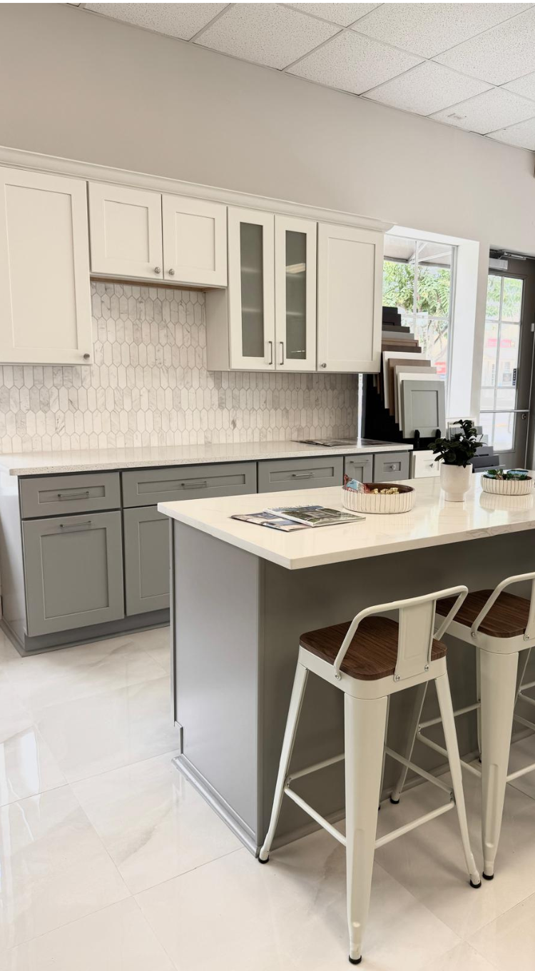modern kitchen display